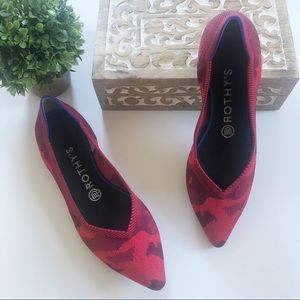 Rothy’s • Red Camo Point